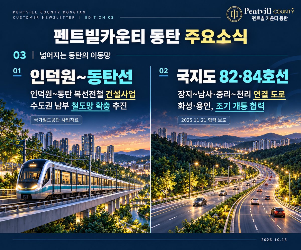 3회차 소식지: 인덕원~동탄선과 국지도 82·84호선